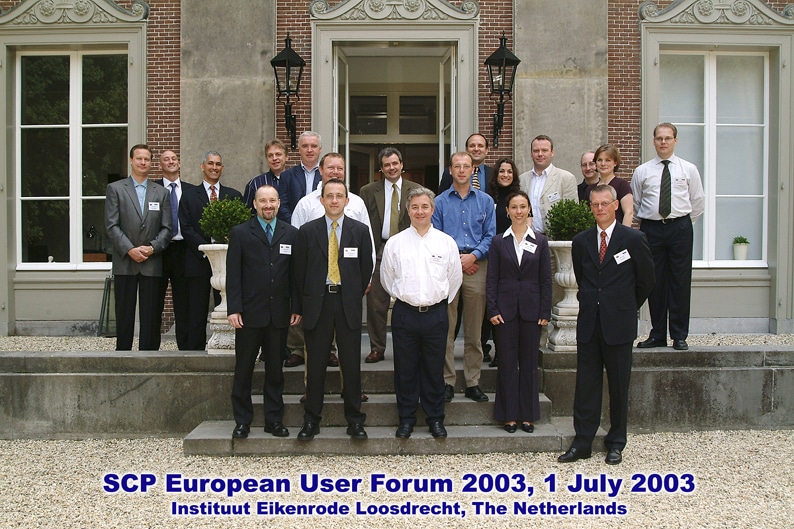 Delegate photo SCP European User Forum, Netherlands - July 2003 #sgsa