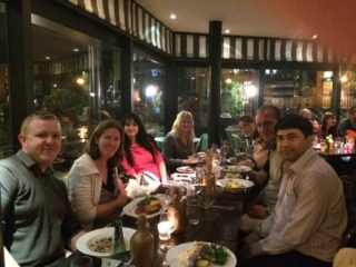 Student dinner @ Support Manager class, October 2015 #sgsa