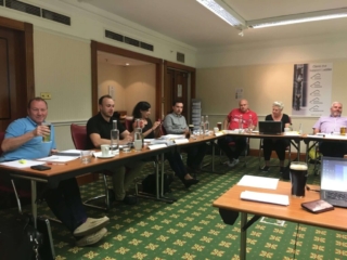 Post-class celebration @ Support Manager class, Public UK - June 2017 #sgsa